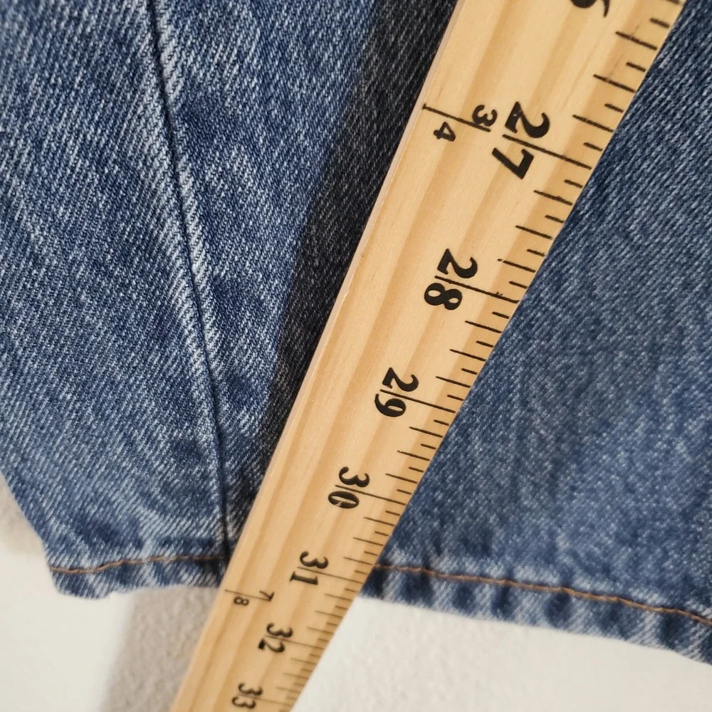 Levis 501 Jeans '08 Men 38x32 Blue Denim Straight  Button Fly Made Egypt Classic